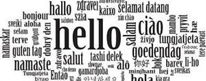 World Language Word Cloud 